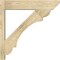 Ekena Millwork Olympic Slat Rough Sawn Outlooker, Douglas Fir, 6"W x 26"D x 26"H OUT06X26X26OLY06RDF - alternate 2